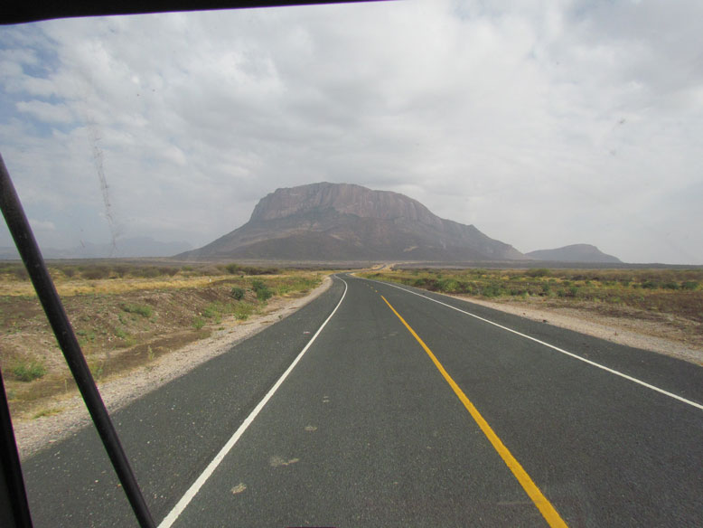 de camino a las tierras del norte